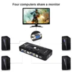 KVM Switch Video Mouse Keyboard Monitor 2 PORTS - Image 3