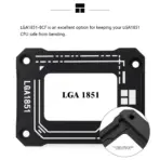 Thermal Grizzly LGA1851 BCF Frame – CNC Aluminum Bending Corrector for Intel 15th Gen Ultra 200S CPUs, Prevents Warping, Easy Install, Heat-Optimized, Black Finish - Image 6
