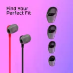 HyperX Cloud Earbuds II – 14mm Drivers, Four Eartips, Hard-Shell Carrying Case, Low-Profile 90° Plug, 3.5mm Plug, Built-in Microphone, Multi-Function Button, PC, Mobile, Nintendo Switch – Black - Image 8