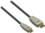 BANDRIGE VIDEO - Mini HDMI to HDMI Cable, High Speed Supports Ethernet 3D and Audio Return 1080P and Audio Return - 3 meters - Gold Plated - Image 2