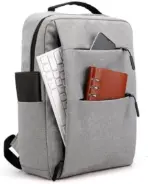 Laptop Backpack - for Tablets & Laptops up to 15.6" - Waterproof - Electronics Protection  - Scratchproof - Travel Friendly - Organized Compartments - USB Charge Port - Slim Casual Business Design - Heavy Duty - 42 x 12 x 30 cm - DENIM BLUE - Image 18