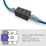 RJ 45 Ethernet in-Line Coupler FEMALE to FEMALE  for Cat7/ Cat6/ Cat5/ Cat5e - Image 5
