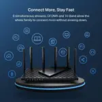 TP-Link AXE5400 Tri-Band WiFi 6E Router (Archer AXE75)- Gigabit Wireless Internet Router, ax Router for Gaming, VPN Router, OneMesh, WPA3