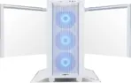 LIAN LI LANCOOL III 3R-X White E-ATX Mid Tower, 4×140mm ARGB Fans, Mesh Panels, Hinged Glass, 12-Drive Support, 420mm Radiator, USB-C, Advanced Cable Management - Image 4
