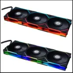 Lian Li UNI Fan TL 120 Infinity Mirror LCP Case Fans ; UNI FAN  Interlocking System ; Daisy -Chain Style ;  LCP Fan Blades ; Fluid Dynamic Bearing ; Triple Pack with Controller | BLACK 12TL3B  - Image 8