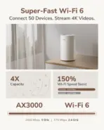 CUDY 5G SA/NSA AX3000 Wi-Fi 6 Router with Nano SIM Slot, Dual-Band AX3000, 2.6Gbps 5G Speed, Mesh & VPN Support – P2 1.0 - Image 5