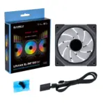 Lian Li UNI FAN SL-INF 120 Reverse Blade ARGB Fan, 120mm PWM, Infinity Mirror Design, Daisy-Chain, Magnetic Fluid Bearing, Custom Lighting, Quiet High-Flow - Image 7