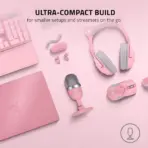 Razer Seiren Mini USB Condenser Microphone for Streaming and Gaming - Quartz Pink  | OPEN BOX - Image 6