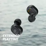 SoundPEATS TrueFree+ Wireless Earbuds – Bluetooth 5.0, Hi-Fi Stereo Sound, Active Noise Cancellation, Built-in Mic, 35 Hours Playtime, One-Step Pairing, Black - Image 4