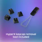 HyperX PBT Keycaps – Full Key Set, Double Shot PBT Material, English (US)/(RUSSIAN) Layout, 104 Keys – Black - Image 5
