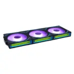 Lian Li UNI Fan SL-Infinity Wireless 120 - Triple Pack (Reverse Blade) - 2.4 GHz Wireless Signal ARGB Fan Control - Double Infinity Mirror - Low Noise - Controller Included - Black - Image 3