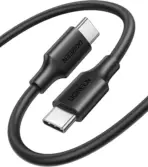 UGREEN USB-C to USB-C 2.0 Cable (0.5m, Black) | 60W PD Fast Charging | 480Mbps Data Sync | Reinforced for 10,000+ Bends | Compatible with Laptops, Smartphones & Tablets