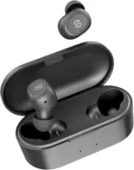 SoundPEATS TrueFree+ Wireless Earbuds – Bluetooth 5.0, Hi-Fi Stereo Sound, Active Noise Cancellation, Built-in Mic, 35 Hours Playtime, One-Step Pairing, Black - Image 2