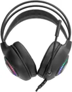 Marvo H8325 Wired Over-Ear Headphones, 3.5mm Jack, Lightweight 130g, Dynamic Driver, Compatible with Cellphones, Plastic Build, Remote Control, Black - Image 5