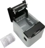 Thermal Receipt Printer, 3'1/8 80mm Thermal Printer with USB, Serial, LAN Port, High Speed Printing, Automatic Cutting for Cash Register Restaurant Kitchen - BLACK - Image 15
