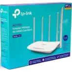 TP-Link Archer C60 AC1350 - 5 Antenna Dual Band Router , Wi-Fi Speed Up to 867 Mbps/5 GHz + 450 Mbps/2.4 GHz, Supports Parental Control, Guest WiFi, MU-MIMO Router, Qualcomm Chipset- White - Image 8