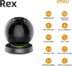 IMOU Rex 2MP Indoor Smart Security Camera 1080p FHD with 355° Pan & 90° Tilt, Smart Human Detection, Night Vision, Two-Way Audio, Siren, Privacy Mode & H.265 - Image 6