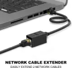 RJ 45 Ethernet in-Line Coupler FEMALE to FEMALE  for Cat7/ Cat6/ Cat5/ Cat5e - Image 6