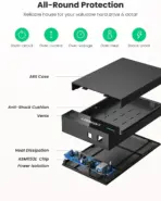 UGREEN External Enclosure for 3.5 2.5 Inch SATA USB 3.0 50422 - Image 2
