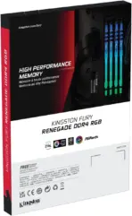 Kingston FURY Renegade RGB 64GB DDR4 3200 MHz RAM Kit (2 x 32GB) 288-pin DIMM CL16 1.35 V RGB LED Memory with Heatsink , XMP & AMD (KF432C16RBAK8/256) - Image 6