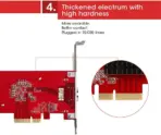 Network Card - 10GB Base-T PCI-e - Marvell AQtion AQC107 Controller, 2.5G / 5G / 10G, Ethernet Adapter, NIC, 10GB RJ45 Port, Support Windows/WindowsServer/Linux/VMwar - Image 3