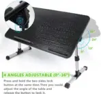 Laptop Table for Bed Height and Angle Adjustable | Multi Purpose  |  Foldable Laptop Stand  - Image 6