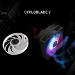 MSI MAG CORELIQUID A15 360 - AIO ARGB CPU Liquid Cooler - 360mm Radiator - LGA 1851 Ready - Triple 120mm ARGB PWM Rifle Bearing Fans - AMD and INTEL SOCKET COMPATIBLE - CycloBlade Low Noise - Pre-installed UNI Bracket (1700/1851/AM4/AM5) |  Black - Image 3