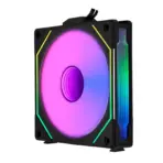 Lian Li UNI FAN SL-INF 120 Reverse Blade ARGB Fan, 120mm PWM, Infinity Mirror Design, Daisy-Chain, Magnetic Fluid Bearing, Custom Lighting, Quiet High-Flow - Image 2