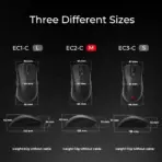 BenQ EC2-C Zowie Ergonomic Gaming Mouse | Professional Esports Performance | Lighter Weight | Driverless | Paracord Cable | 24-Step Scroll Wheel | Matte Black | Medium Size - Image 6