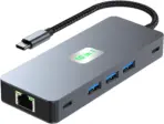 BYL 10-in-1 USB C Docking Station With Dual 4K HDMI, 100W PD Charging, 5Gbps USB 3.0, Gigabit Ethernet, SD/TF Reader, Metal Build, Plug & Play For Laptops & Smartphones - Image 2