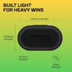 HyperX Cloud Earbuds II – 14mm Drivers, Four Eartips, Hard-Shell Carrying Case, Low-Profile 90° Plug, 3.5mm Plug, Built-in Microphone, Multi-Function Button, PC, Mobile, Nintendo Switch – Black - Image 10