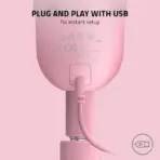 Razer Seiren Mini USB Condenser Microphone for Streaming and Gaming - Quartz Pink  | OPEN BOX - Image 3