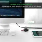 UGREEN USB 2.0 Hub 4 Ports 20277 Black – 480Mbps Transfer, Micro USB Power, LED Indicator, 1M Cable, Supports 10TB HDD, Plug & Play, Overload Protection - Image 7
