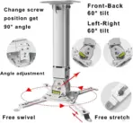 Adjustable Projector Ceiling Mount Heavy Duty Projector  40-60 cm - Image 3