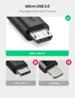 UGREEN MICRO USB OTG TO FEMALE USB 10396 - Image 4
