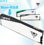 Patriot Viper Elite 5 DDR5 RAM 16GB 6000MT/s CL30 1.35v (PC5 48000) UDIMM Desktop Gaming Memory Single Module With Aluminum Heatsink Compatible with Intel XMP/AMD Expo | WHITE ~  VEB516G6030W - Image 3