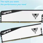 Patriot Viper Elite 5 DDR5 RAM 16GB 6000MT/s CL30 1.35v (PC5 48000) UDIMM Desktop Gaming Memory Single Module With Aluminum Heatsink Compatible with Intel XMP/AMD Expo | WHITE ~  VEB516G6030W - Image 2