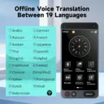 D21 Voice Translator With 4.0 Inch HD Touch Screen, Supports 142 Languages Online, 19 Languages Offline, Photo Translation, Real-Time Transcription, Simultaneous Interpretation - Image 5
