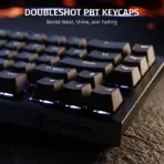 Attack Shark X68HE Black Magnetic Gaming Keyboard – 60% Layout, 0.01mm Rapid Trigger, 8000Hz Polling, Adjustable Hall Switches, RGB, USB-C, PBT Keycaps – Wired - Image 3