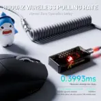 ATTACK SHARK X8 Ultra 8KHz Wireless Gaming Mouse 55g with PAW3950MAX Sensor, 42,000 DPI, Tri-Mode Connectivity & C06ULTRA 8K LED Cable – Black - Image 3
