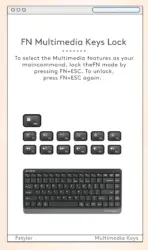 A4Tech FBK11 Wireless Keyboard - Bluetooth & 2.4G Wireless - Pair up to 4 Devices - Multimedia Hot Keys Access - Spill Proof - Portable - Dark Grey - Image 9