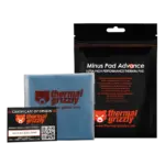 Thermal Grizzly Minus Pad Advance 100x100x0.5mm (2-Pack) – High Compressibility, Non-Conductive, Enhanced Thermal Pad for SSDs, VRM, GPU Coolers, and Electronics
