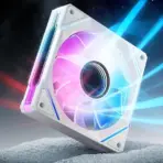 AsiaHorse AMICI GT ARGB 120mm PWM Fan 1-Pack – Reverse White, Infinity Mirror, 24 ARGB LEDs, 1800RPM, 68.5CFM, 2.0mmH2O, HDB Bearing, Low Noise 30dB, Sync-Compatible - Image 2