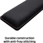 HyperX Wrist Rest - Mouse 228mm x 88mm – COOL GEL-INFUSED MEMORY FOAM – ANTI-FRAY STITCHING – ANTI-SLIP GRIP -  Black - Image 4