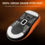 ATTACK SHARK X3 Orange Tri-Mode Wireless Gaming Mouse | 49g Ultralight, PAW3395 Sensor, 26K DPI, Kailh GM8.0 Switches, 650 IPS, 50G, BT/2.4G/USB-C, 5 Programmable Buttons - Image 7