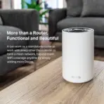 TP-Link Deco XE75 AXE5400 Tri-Band Mesh WiFi 6E System (2-Pack) – Covers 5,500 ft², 5400 Mbps Speed, 6 GHz Band, AI-Driven Mesh, 200 Devices, 3× Gigabit Ports, HomeShield Security - Image 5