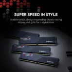 G.SKILL Ripjaws S5 Series DDR5 RAM 64GB (2x32GB) 6000MT/s CL36 1.35V Intel XMP 3.0 Desktop Computer Memory UDIMM - Matte Black (F5-6000J3636F32GX2-RS5K) - Image 3