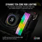 CORSAIR VENGEANCE RGB DDR5 RAM 64GB Kit (2x 32GB) 6000MHz CL40 1.35V (PC5 48000) 288-Pin AMD EXPO / Intel XMP 3.0 Compatible Computer Memory | Grey CMH64GX5M2N6000Z40 - Image 4