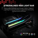 G.SKILL Trident Z5 Neo RGB Series (AMD Expo & Intel XMP 3.0) DDR5 RAM Kit 64GB (2x32GB) 6000MT/s (PC5 48000) CL36-36-36-96 1.35V Desktop Computer Memory U-DIMM - Matte Black (F5-6000J3636F32GX2-TZ5NR) - Image 2