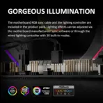 GAMDIAS AEOLUS P2-1201 120mm ARGB PC Case Fan, Cable-less Daisy Chain Connection, Dual Infinity Mirror Lighting, Swappable Fan Blade for Reverse Airflow, Performance 30mm Thick - ONE FAN - Image 7